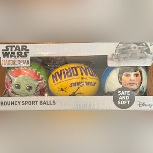 NWT Star Wars the mandalorian set of 3 sporty kids balls